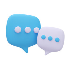 Poster - speech balloon frame support communication concept