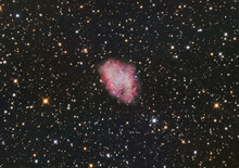 The Crab Nebula Also Known As Messier 1 In The Taurus Constellation, Taken With My Telescope.