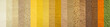 Various grain cereals banner, top view, wheat and oats, rice and peas, lentils and couscous and others