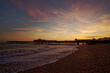 Hastings, East Sussex, UK at dusk