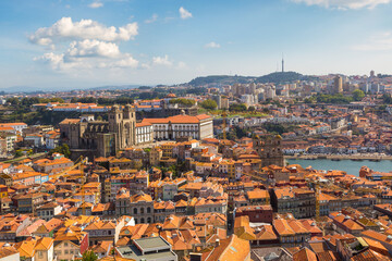 Fototapete - Panoramic view of Porto