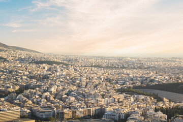 Wall Mural - Beautiful view of Athens landscape, Greece