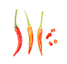 Red Chili Pepper Isolated On Transparent Png