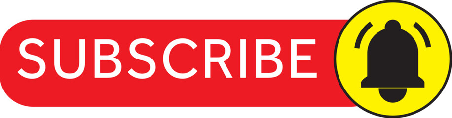 Subscribe now icon web button red
