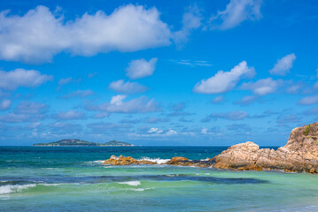 Wall Mural - Pointe Ste Marie cape on Praslin island, Seychelles