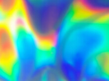 Iridescent Foil Texture Holographic Background