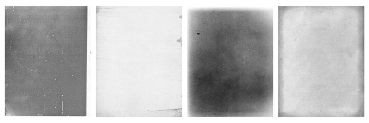 Wall Mural - vintage film scan texture pack grunge overlays with dust and scratches