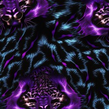 Abstract Purple Fur Background.