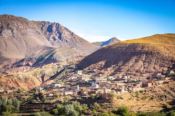 Col du Tichka moutain pass, high atlas mountains, morocco, north africa, mountains