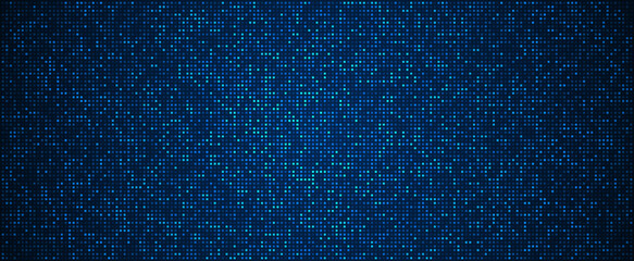 Digital technology background. Digital data square blue pattern pixel background