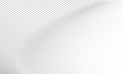 Leinwandbilder - Vector Illustration of the gray pattern of lines abstract background. EPS10.