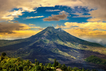 Poster - Volcano Batur on Bali