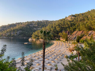 Wall Mural - Turkey resort town of Fethiye with its beautiful beaches.