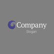© Anastasiia Chorna - Modern minimalist logo using a blue gradient