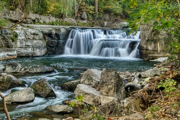 waterfall in the woods