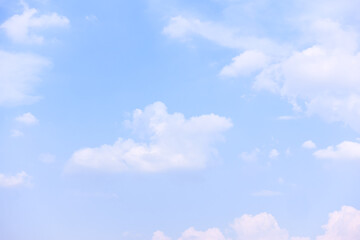 Wall Mural - bright blue sky with light clouds