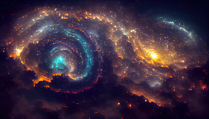 space abstract background