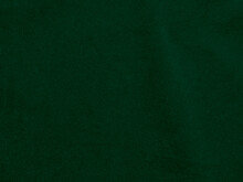 Dark Green Old Velvet Fabric Texture Used As Background. Empty Green Fabric Background Of Soft And Smooth Textile Material. There Is Space For Text.