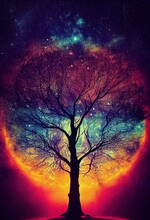 Rainbow Life Tree