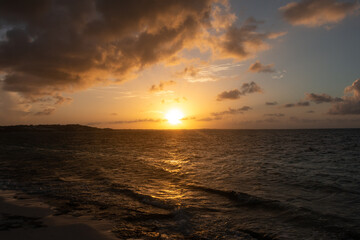  Sunset over Atlantic Ocean Turks and Caicos 
