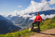 © Marlon Cordero R - person on the top of the mountain