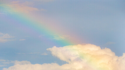 Wall Mural - rainbow in the sky