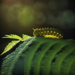 Ai generated caterpillar 