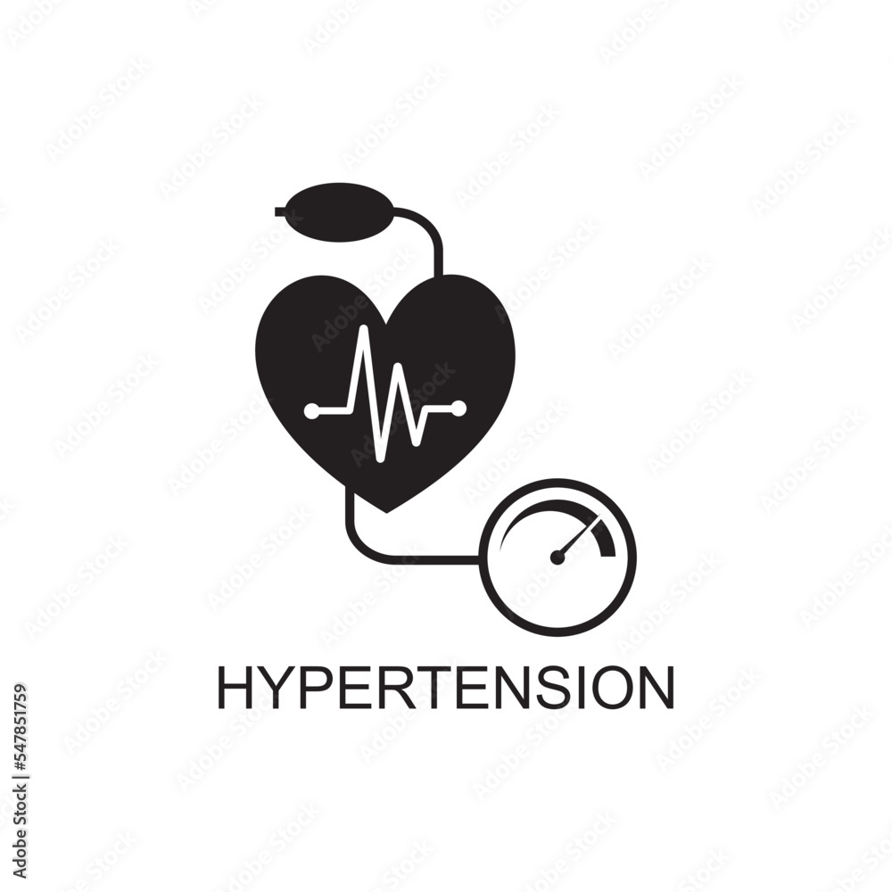 hypertension icon , medical icon vector Stock Vector | Adobe Stock