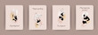 © KeronnArt - Cover page notebook collection. Templates with abstract pregnant women in one line style. Perfect for diary, books, magazines, journals, catalogs, planners and flyers. Vector layouts.