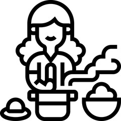 Wall Mural - cooking icon