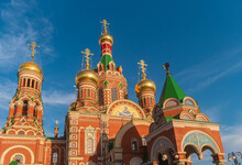 Yoshkar-Ola, Russia. View Of Cathedral Of The Annunciation Of The Blessed Virgin Mary.