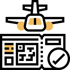 Sticker - flight icon