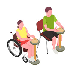 Sticker - Education For Disabled Composition