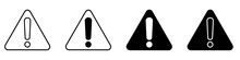 Simple Set Of Warnings Related Vector Icons. Contains Such Signs As Alert, Exclamation Illustration Sign Collection. 
Warning Symbol And More.