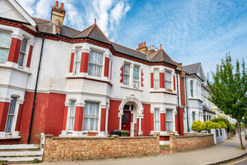 Wall Mural - Terraced houses. London, England