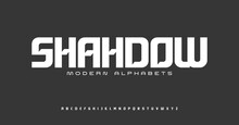 Modern Sports Tech Font Typography. MINIMAL Vector Typeface For A Company. Minimal Gaming Fonts For Logo Design.