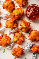 Chicken Lollipop Grilled Tandoori Non Veg With Schezwan sauce Dip Chutney