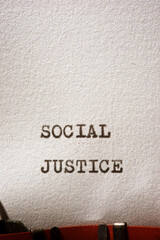 Wall Mural - Social justice concept