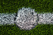 background of the midfield of a football field