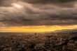 © yaqui_villegas - Sunset in the city of Barcelona from an aerial view