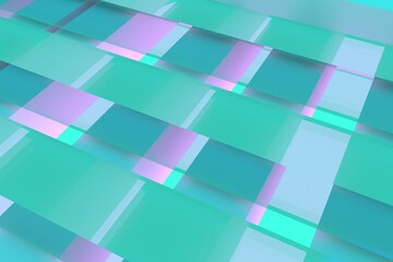 Poster - Abstract color background with lines and stripes for business illustrations, 3D rendering