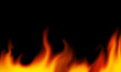 © Agus - fire frame digital abstract background
