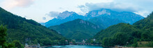 Trnovacko Lake In Sutjeska National Park Of Southern Bosnia And Herzegovina, Maglic Mountains