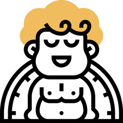 Sticker - overweight icon