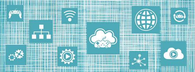 Poster - Concept of cloud gaming