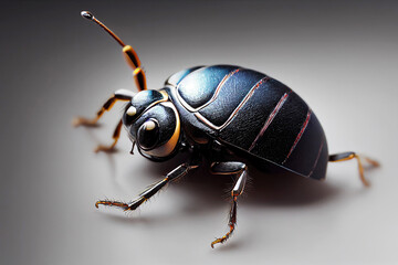 Wall Mural - Fantasy beetle bug as digital 3d illustration