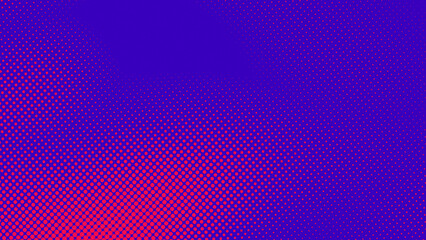 Poster - Abstract dots halftone purple pink color pattern gradient texture background.