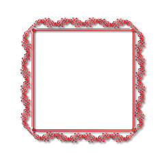 Frame, in the style of an ornament, Vector illustration eps 10, Art.	