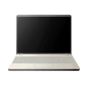Concept of a computer icon on a white background.