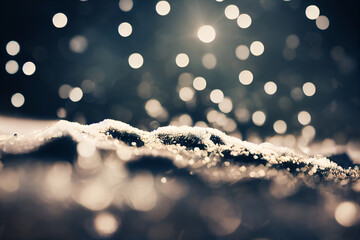 Wall Mural - christmas lights background